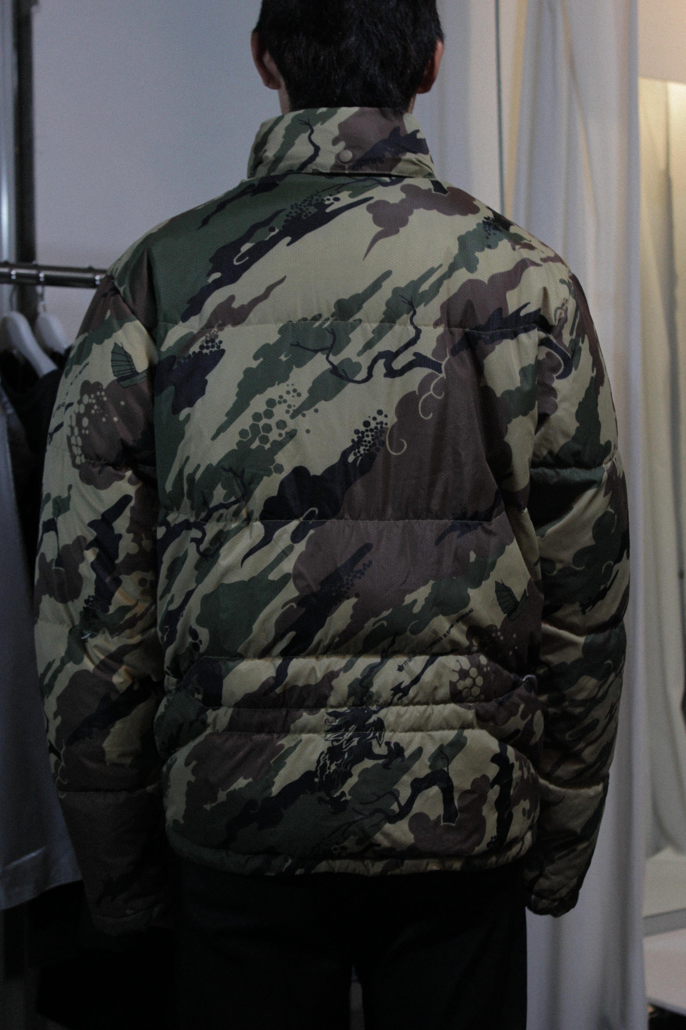 Maharishi FOREST Ⅱ BONSAI & DRAGON camo down jacket | Leave Me