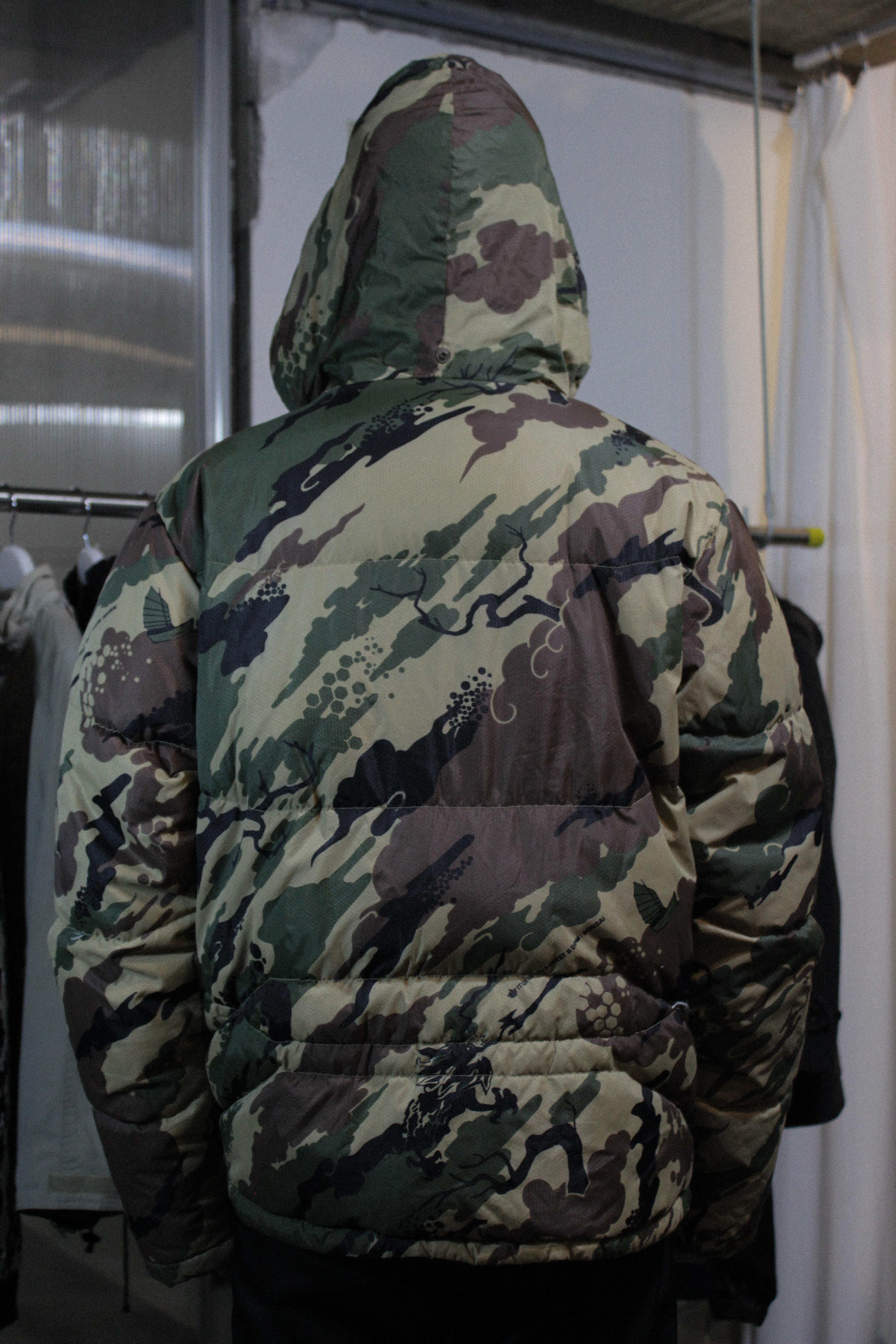 Maharishi FOREST Ⅱ BONSAI & DRAGON camo down jacket | Leave Me